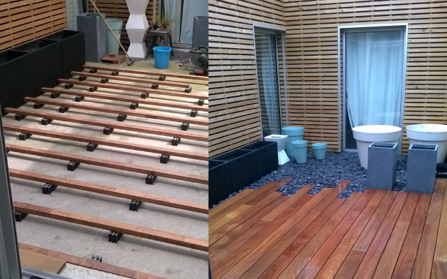 Terrasse en bois exotique – Ronchin