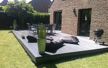Terrasse en composite UPM – Wambrechies